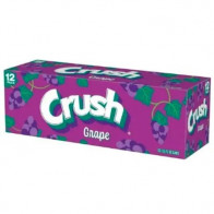 Gaseosa CRUSH Sabor Grape Lata 355ml Paquete 12unidades