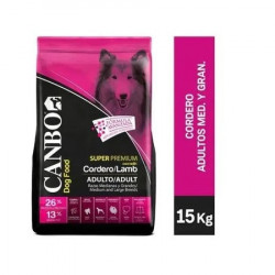Alimento para Perros Canbo Cordero Adulto Razas Medianas y Grandes 15 Kg