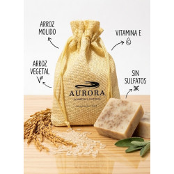 AURORA Jabón Natural de arroz