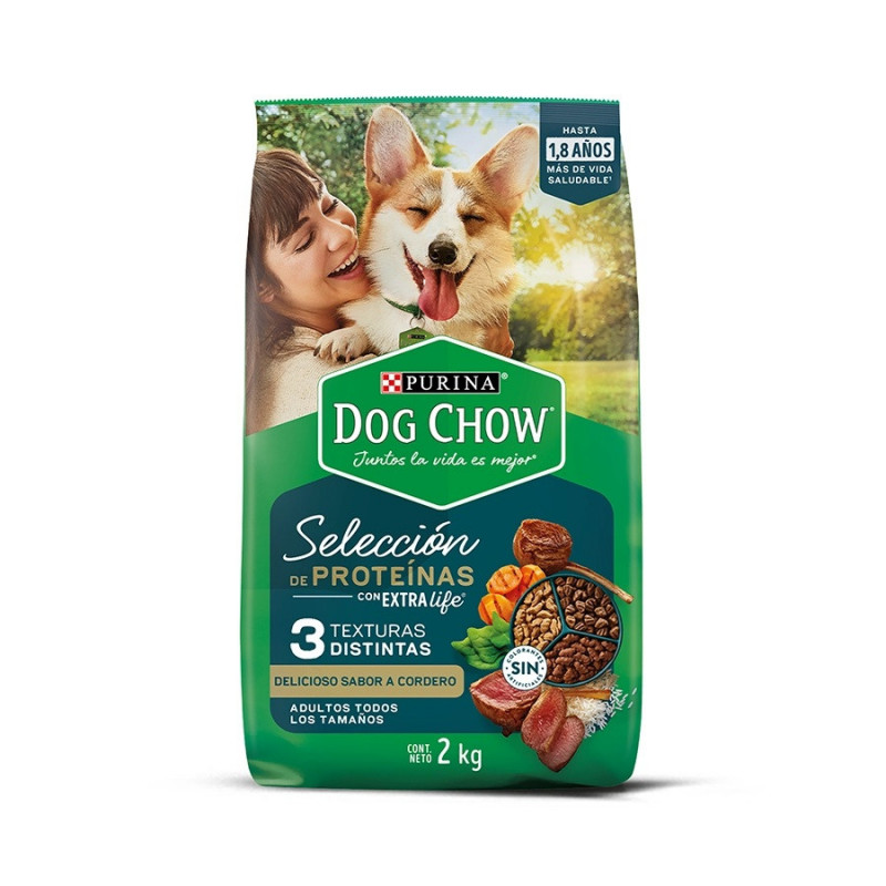 Dog Chow Adultos Sabor Cordero 2kg